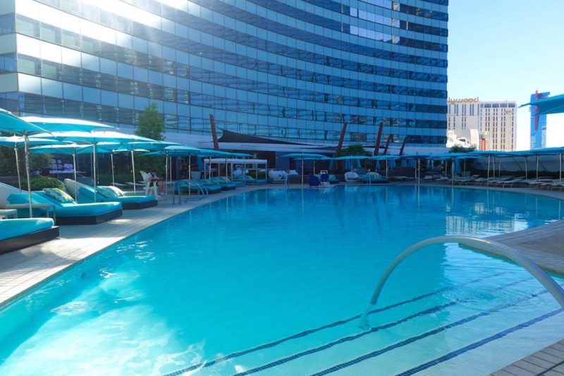 vdara hotel at aria city center las vegas pool