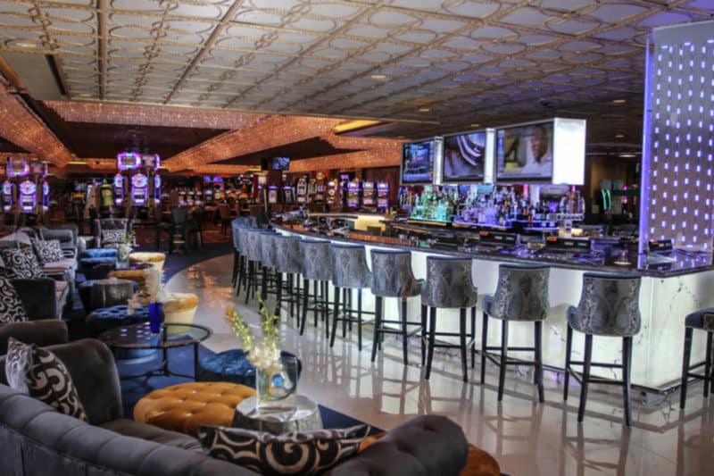 Sleek interior of The International Bar, a premier lounge spot within Westgate Las Vegas Resort & Casino.