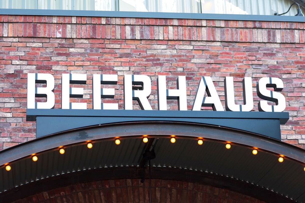 Image of Beerhaus Sports Bar sign in Las Vegas