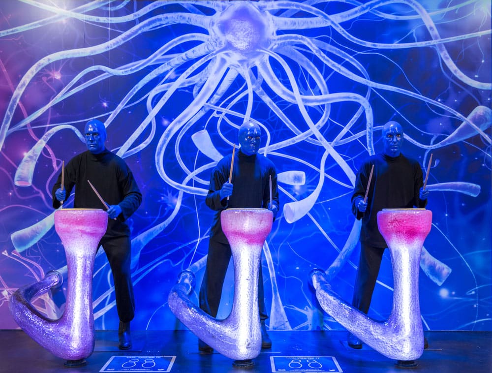 Blue Man Group Performing Live