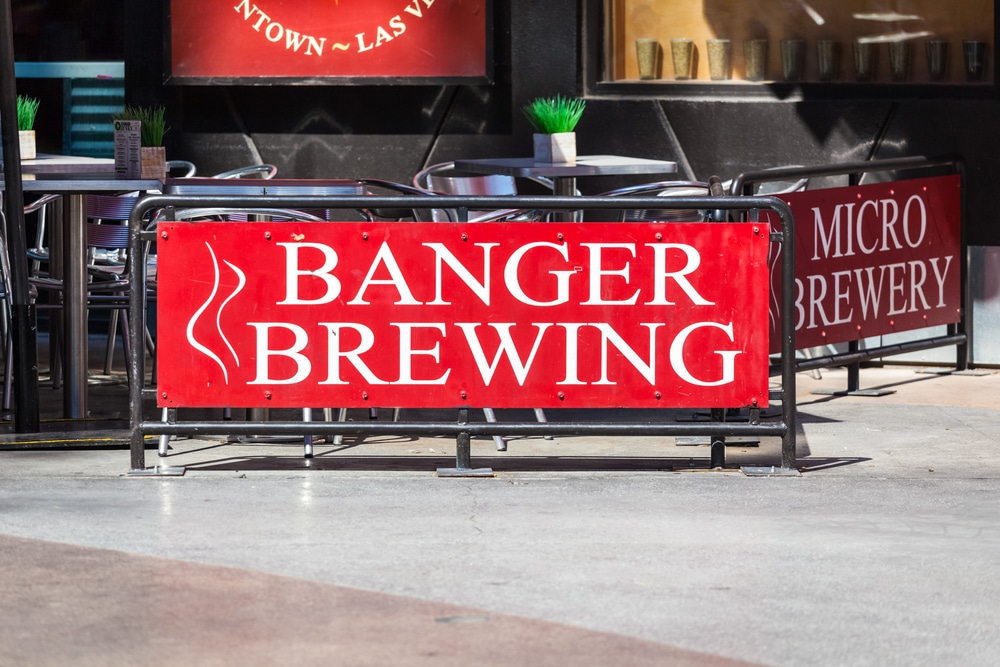 Banger Brewing Sign outdoor