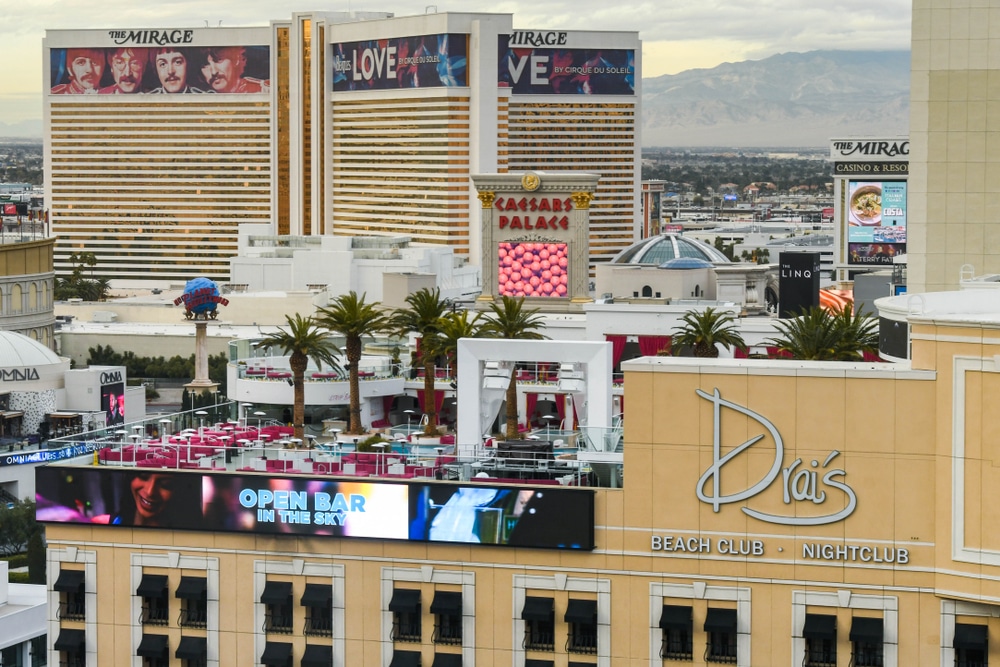 Drai's Nightclub outer view on the Strip