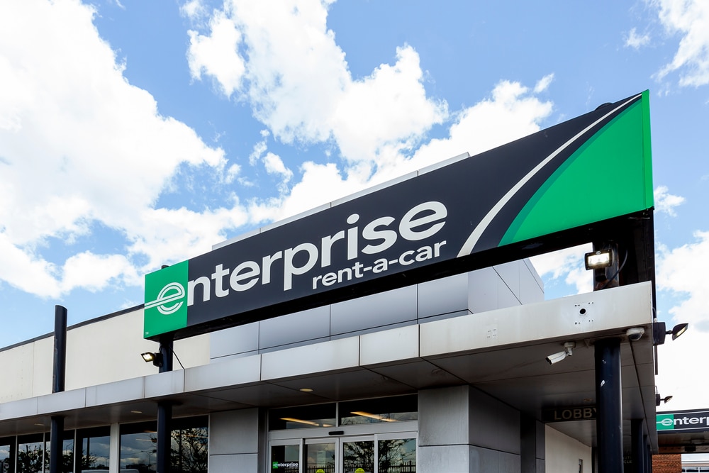 Enterprise Rent-A-Car Sign 
