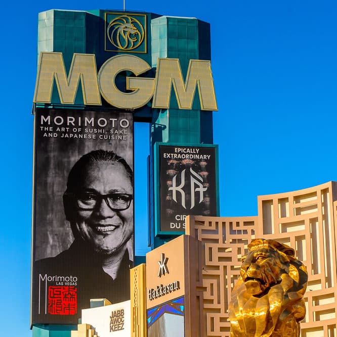 Morimoto sign at MGM Grand