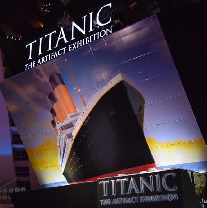 Titanic Artifacts Exhibition, one of the best museums on the Strip