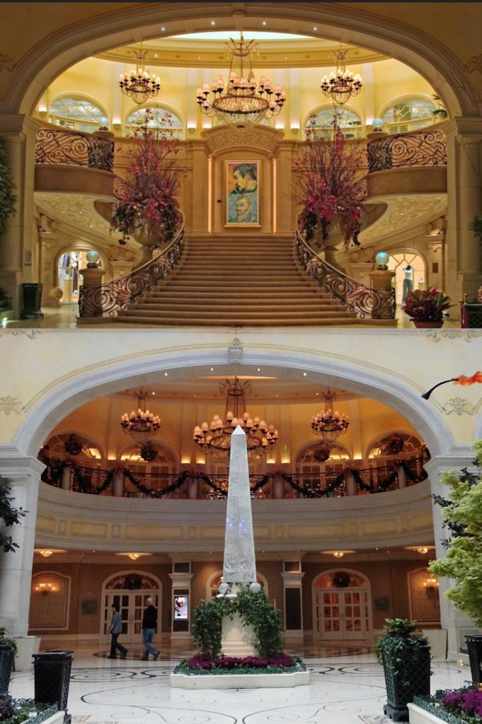 Bellagio Staircase Before and After Removal