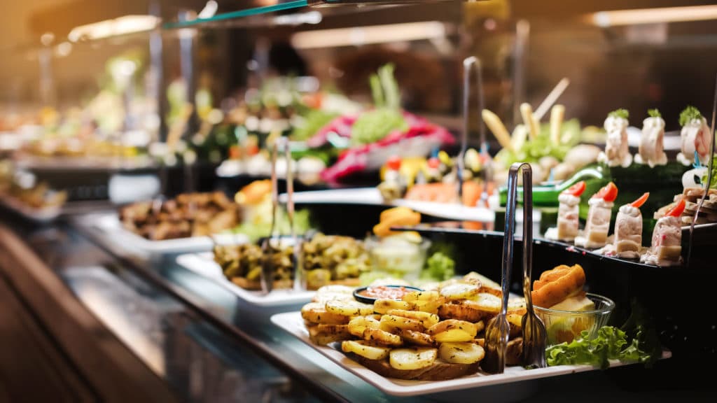 image of buffet on display from shutterstock 