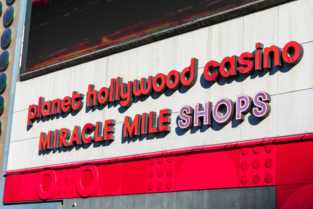 A Miracle Mile Shops sign