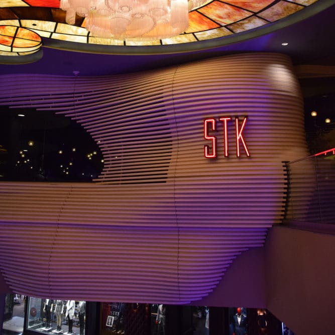 STK sign at the Cosmo