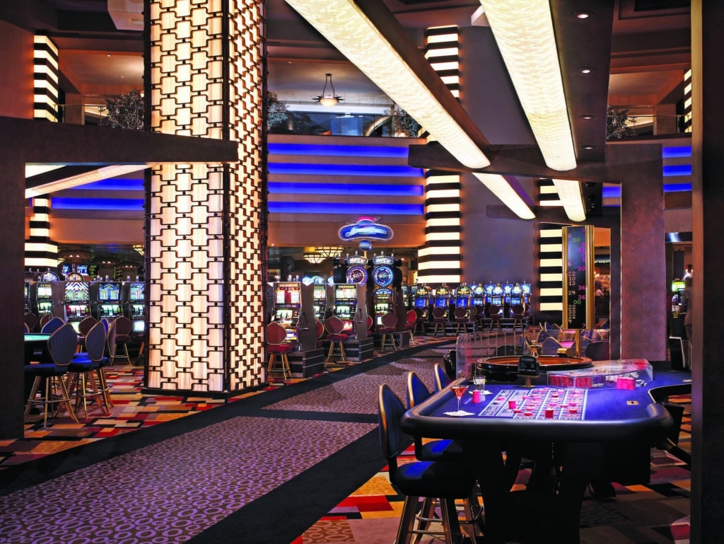 Image of the Planet Hollywood Hotel's casino floor