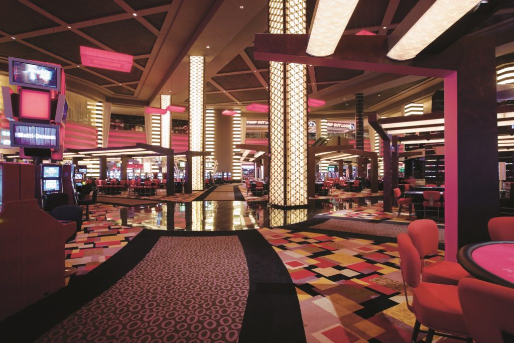 A view of the casino floor within Planet Hollywood Las Vegas