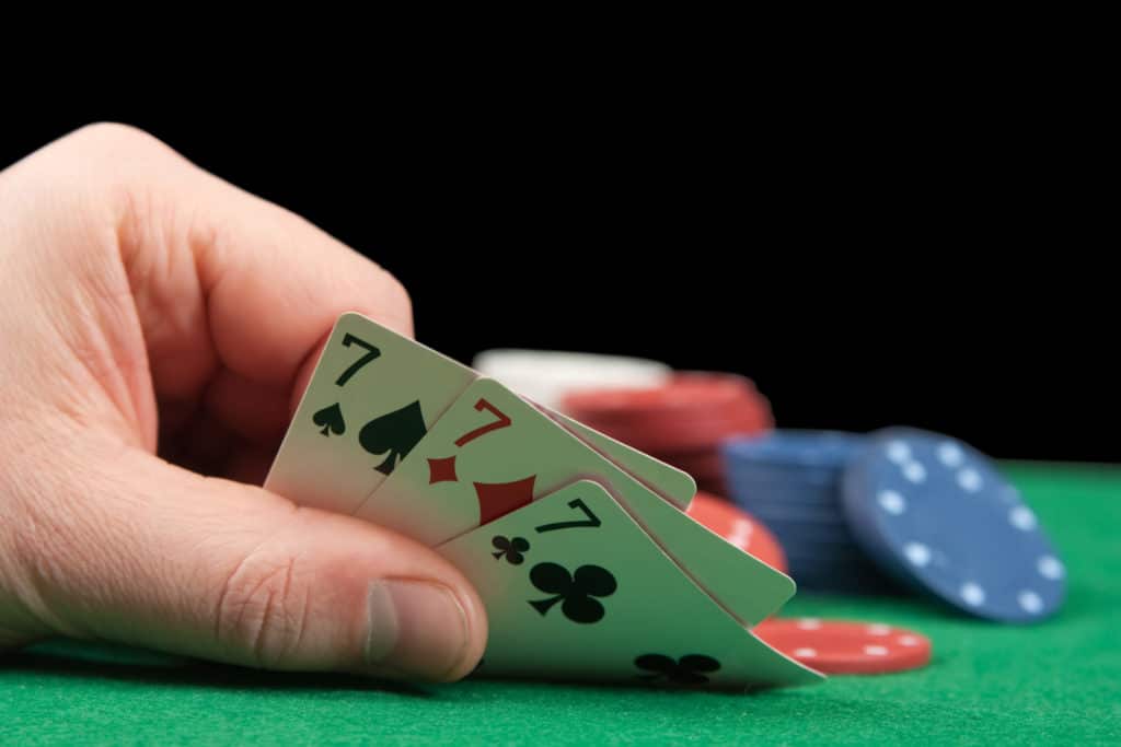 hand of three card poker