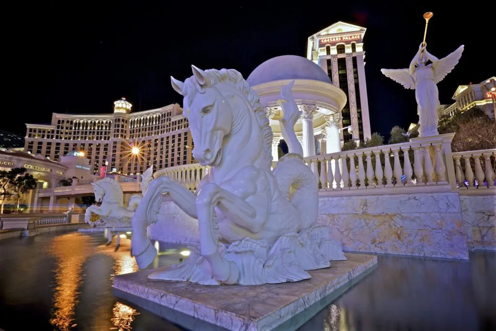 Hippocampus at the Caesars Palace Fountains