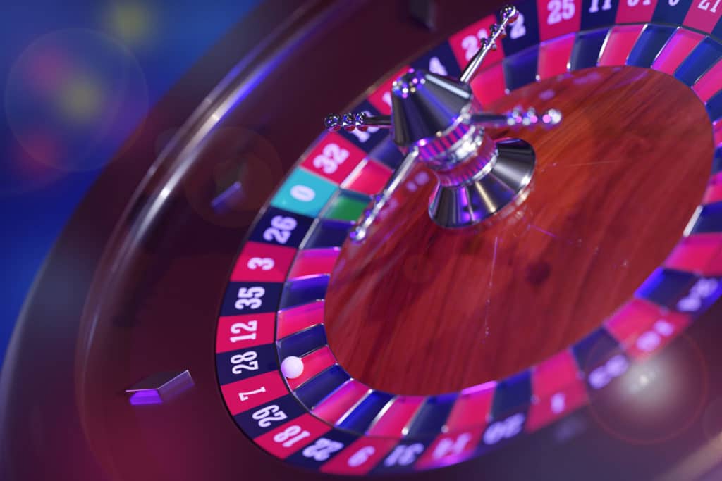 Image of Roulette wheel spinning