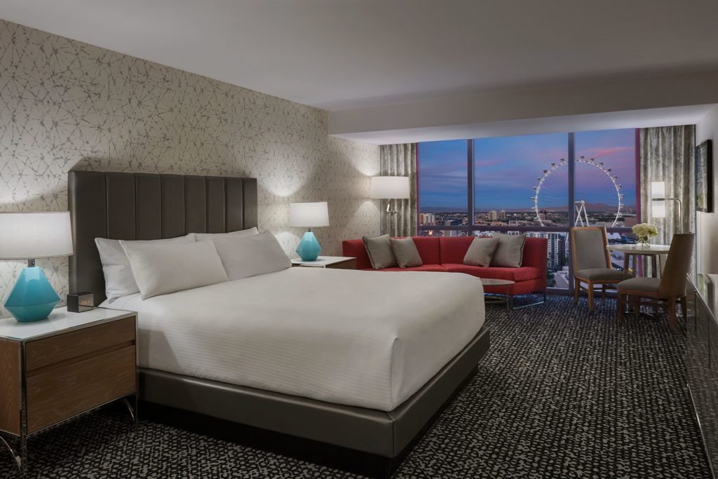 Flamingo room with High Roller view