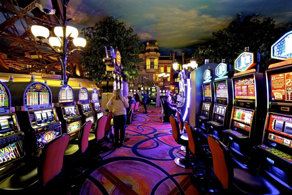 Casino slot machines at Paris Las Vegas