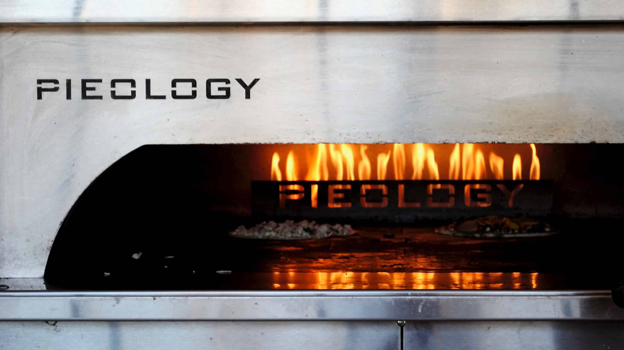 brick oven at Pieology pizza