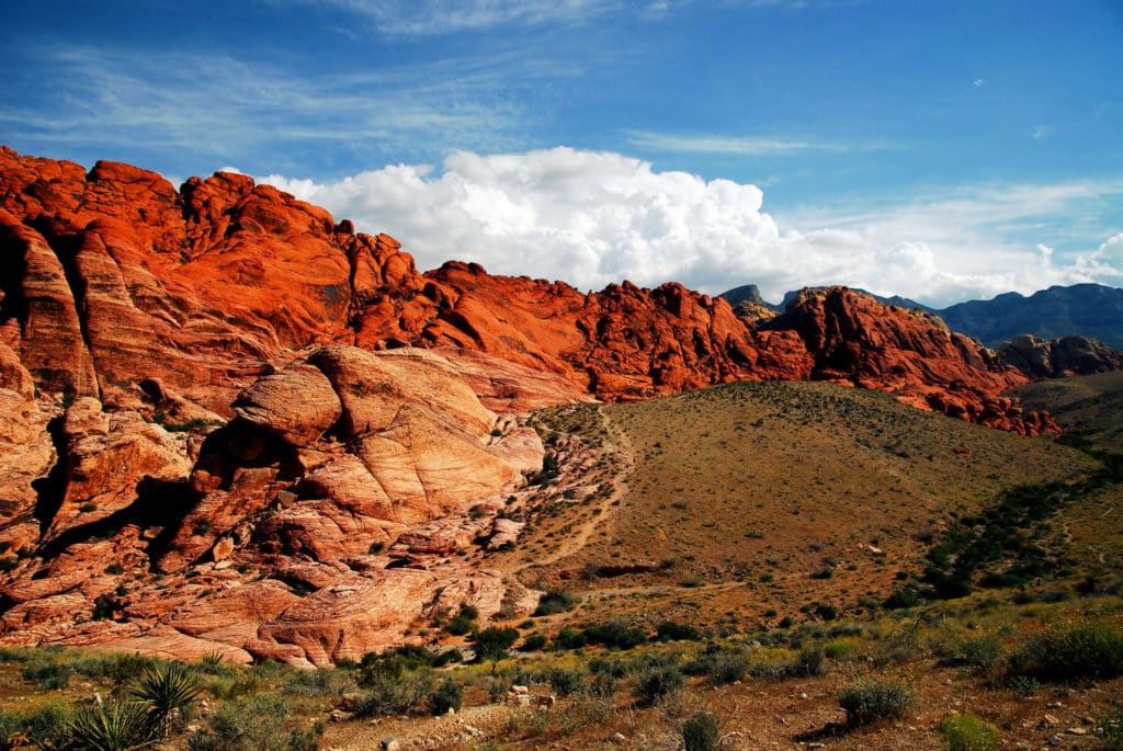 view of Red Rock Canyon during the day
