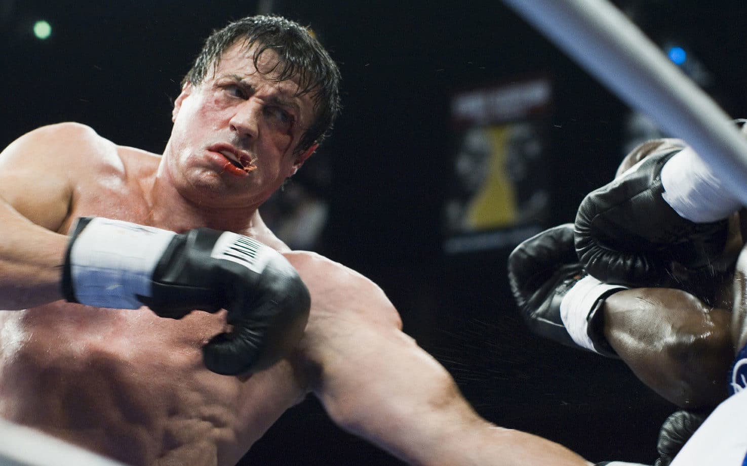 Rocky Balboa punching