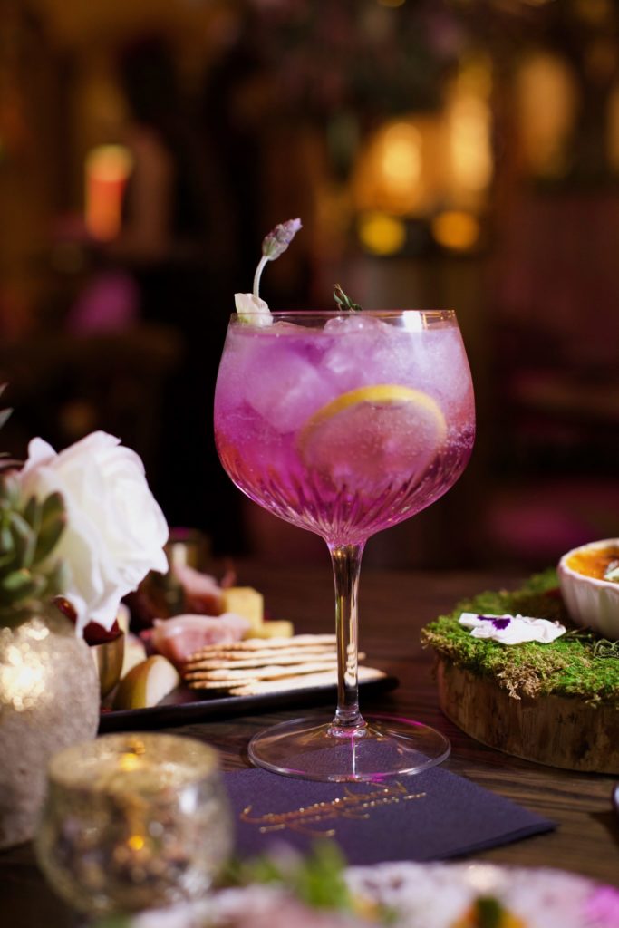 pink cocktail at 