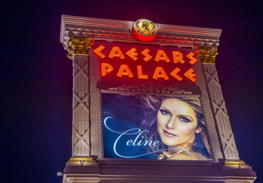 Celine Dion at Caesars Palace