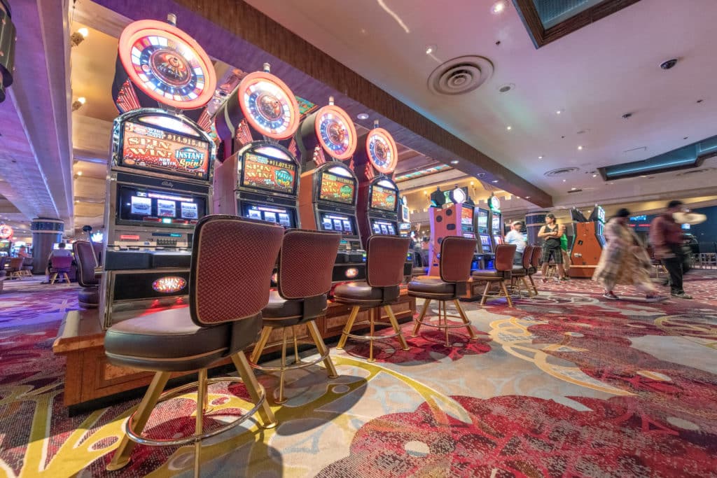 slot machines at the Excalibur casino