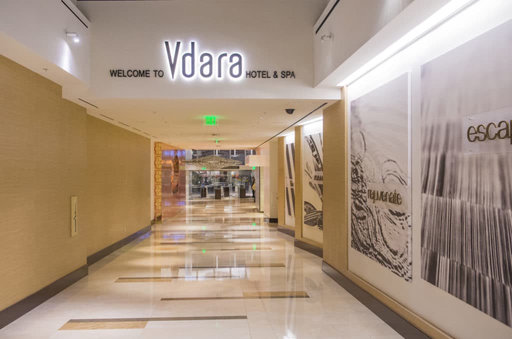 entrance to Vdara Hotel & Spa
