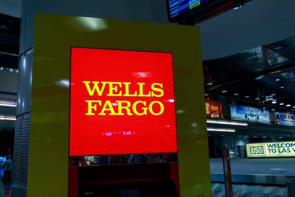 Wels Fargo ATM located inside Harry Reid airport