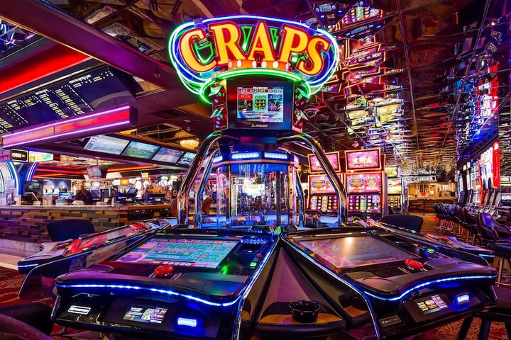 Craps Machines at the Casino Royale in Las Vegas