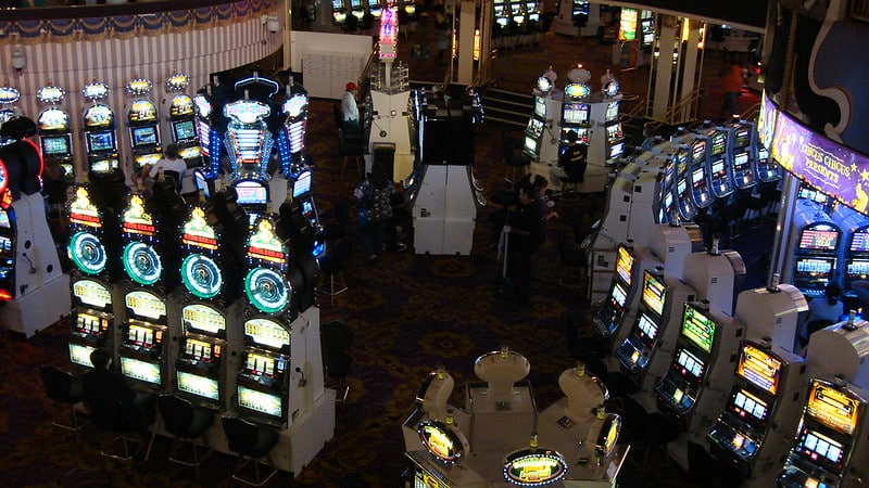 The interior of Circus Circus in Las Vegas