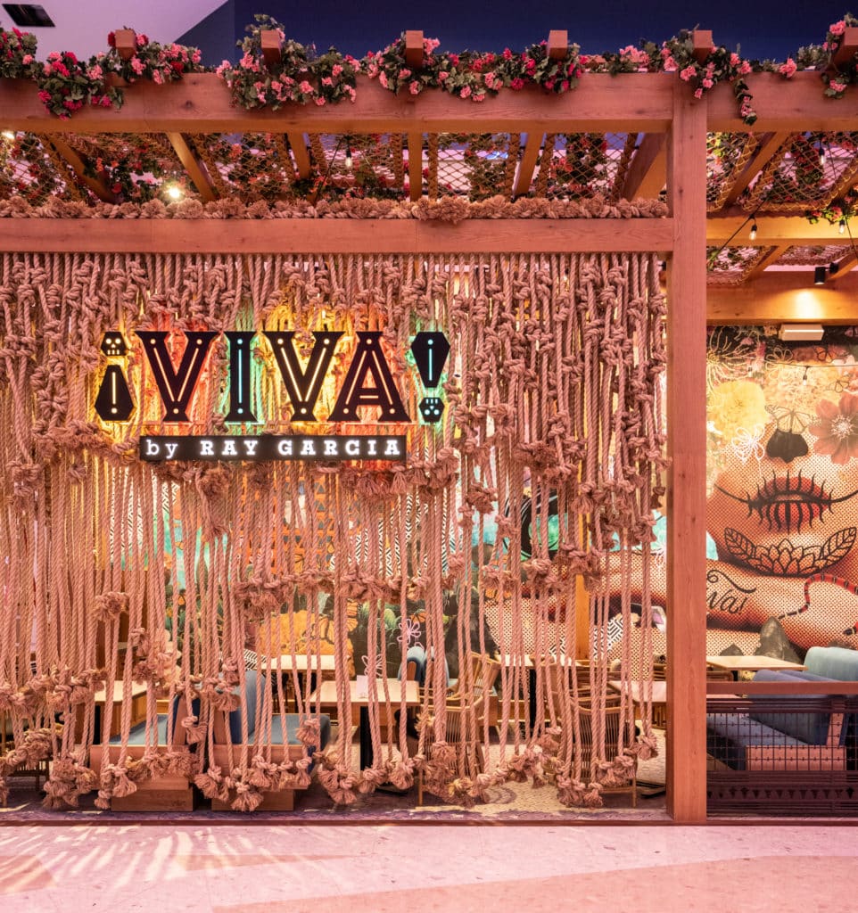 the pink exterior of VIVA at Resorts World