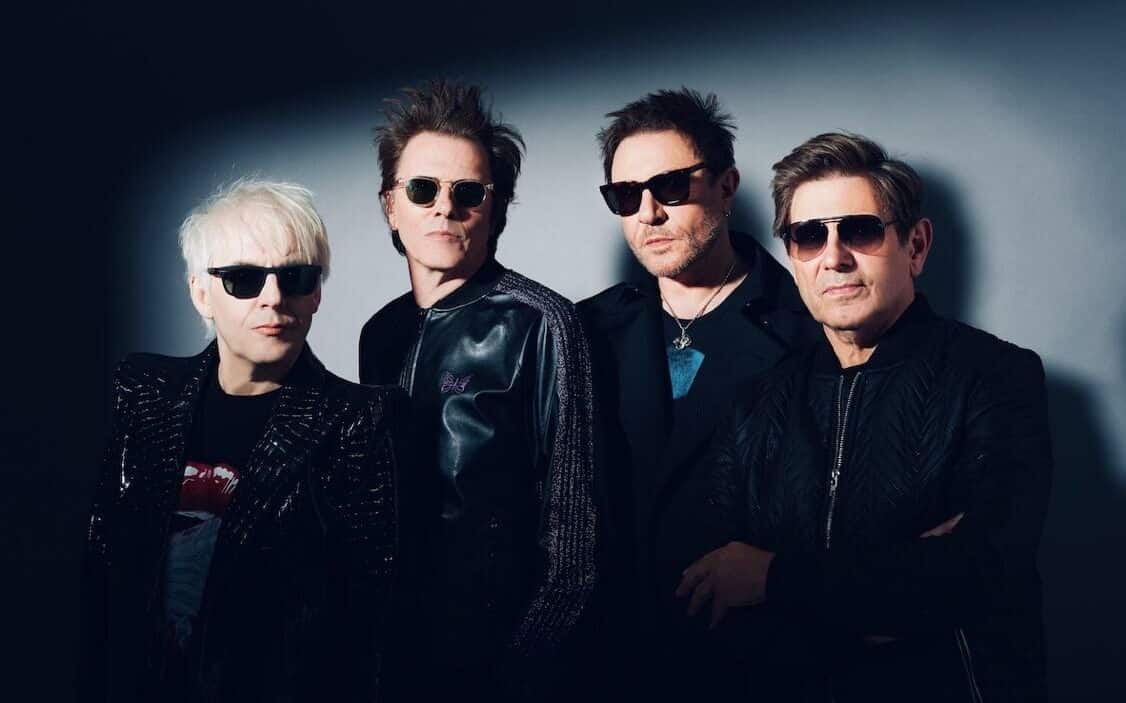 Duran Duran with sunglasses on