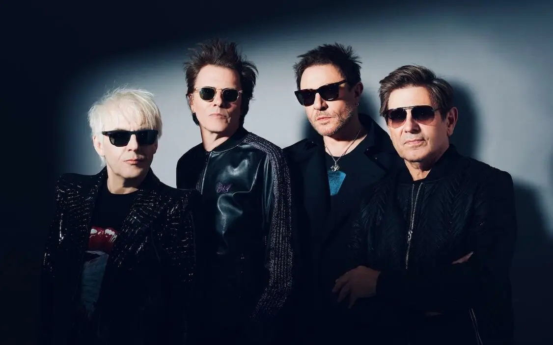 Duran Duran with sunglasses on