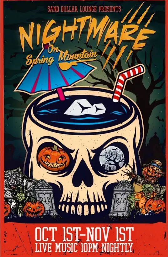 Nightmare on Sporing Mountain 2022 flyer for Halloween