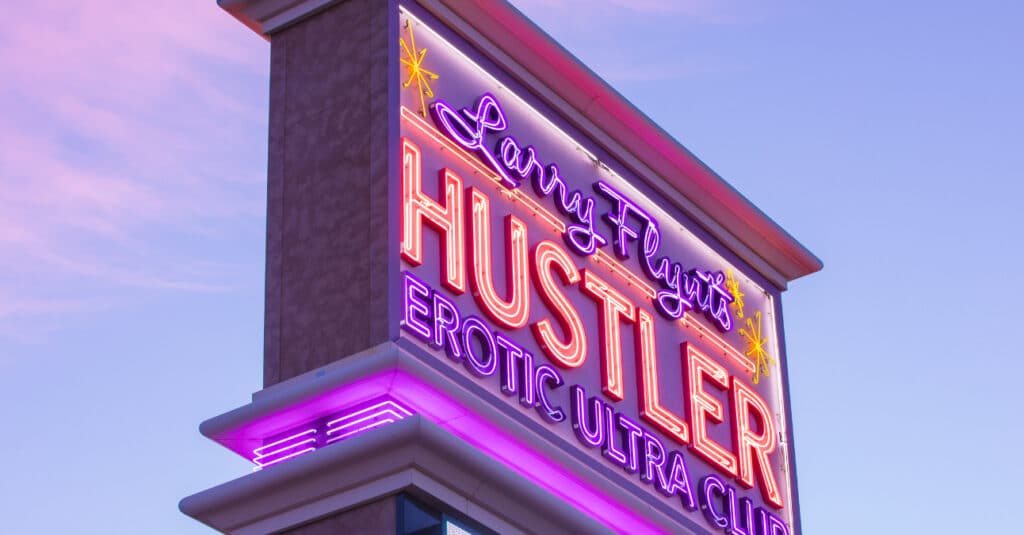 Hustler is home to one of the many Las Vegas Strip clubs