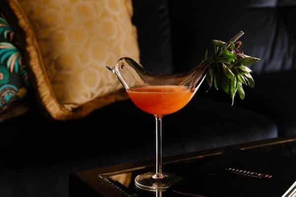 The Bird cocktail at the Juniper Cocktail Loung is one of the best cocktails Las Vegas has to offer