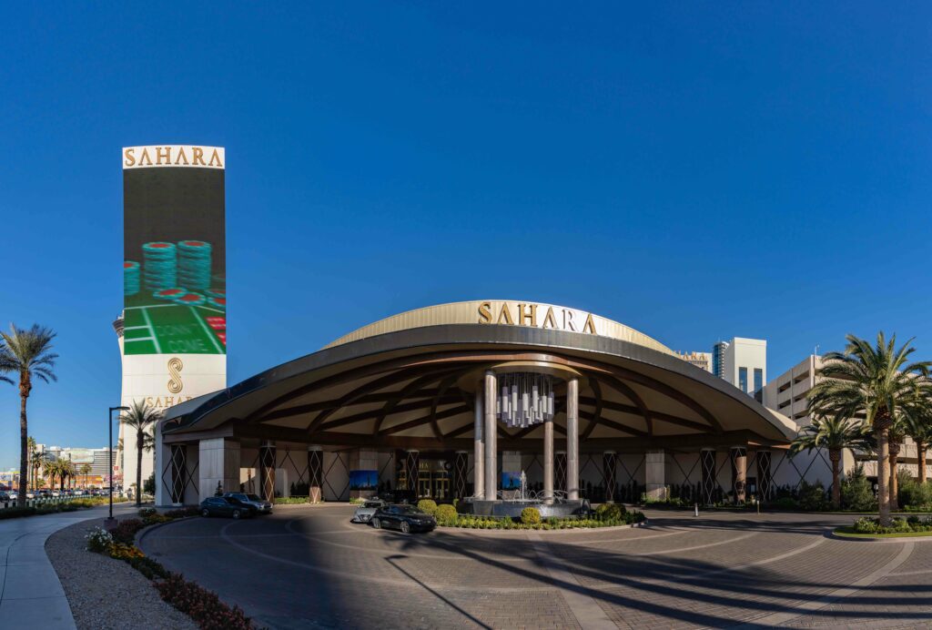 The Sahara Las Vegas located near the When We Were Young festival